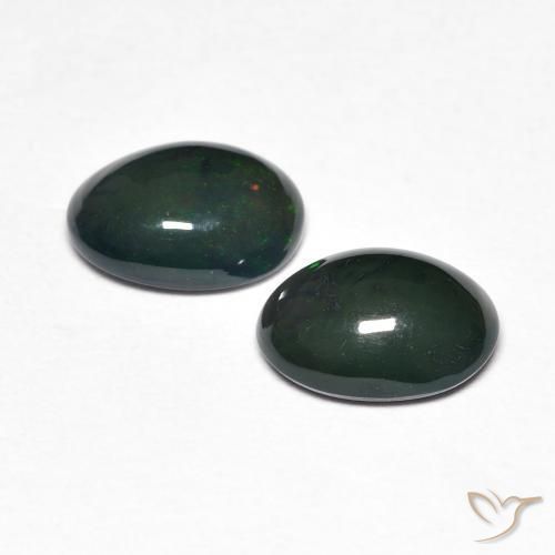 Opal Gemstones in 8 x 6 mm (calibrated) Size for Sale, Opal Stones in Multicolor Color
