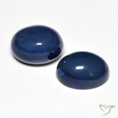 1.82 ctw Multicolor Opal Stones, Natural Opal in Oval Cabochon Shape for Sale
