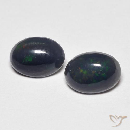 0.79ctw Natural Multicolor Opal, Oval, Opaque