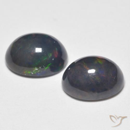 Opal Gemstones in 9 x 7 mm (calibrated) Size for Sale, Opal Stones in Multicolor Color