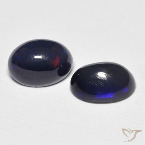 1.03 ctw Multicolor Opal Stones, Natural Opal in Oval Cabochon Shape for Sale