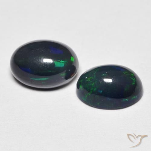 1.21 ctw Multicolor Opal Stones, Natural Opal in Oval Cabochon Shape for Sale