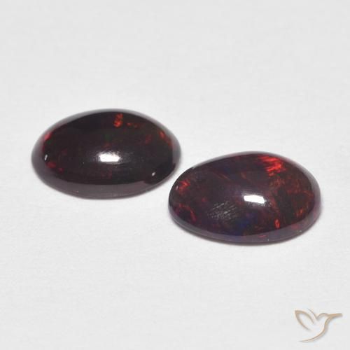 Opal Gemstones in 7 x 5 mm (calibrated) Size for Sale, Opal Stones in Multicolor Color