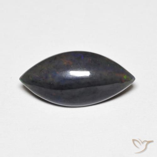 1.80 ct Multicolor Opal Stone, Natural Opal in Marquise Cabochon Shape for Sale