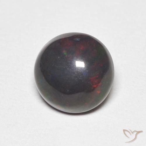 0.89 ct Multicolor Opal Stone, Natural Opal in Round Cabochon Shape for Sale