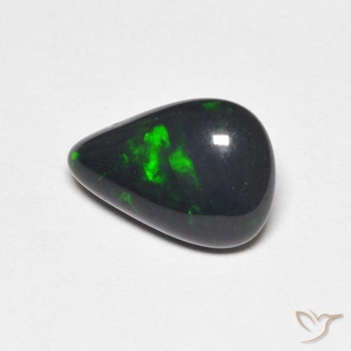 1.21 ct Multicolor Opal Stone, Natural Opal in Pear Cabochon Shape for Sale