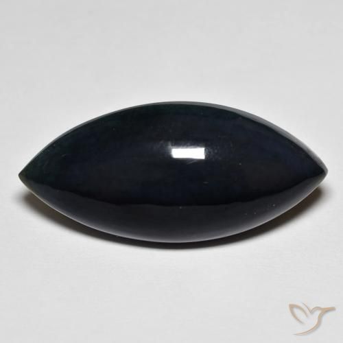 13.04ct Natural Black Opal, Marquise, Opaque
