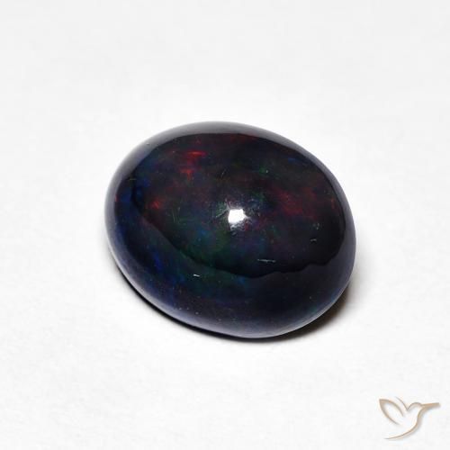1.17 ct Multicolor Opal Stone, Natural Opal in Oval Cabochon Shape for Sale