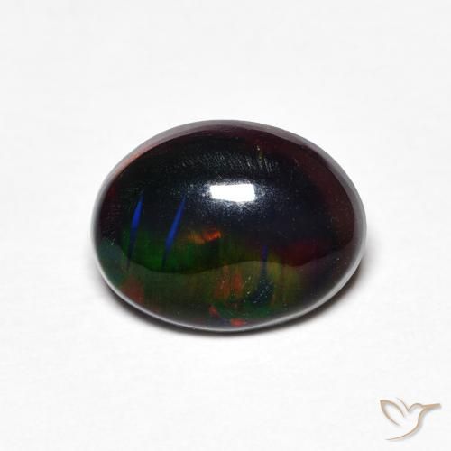 0.97ct Natural Multicolor Opal, Oval, Opaque