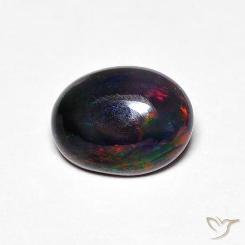 0.61ct Natural Multicolor Opal, Oval, Opaque