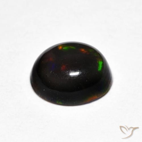 Opal Gemstone in 8 x 6.9 mm Size for Sale, Opal Stone in Multicolor Color