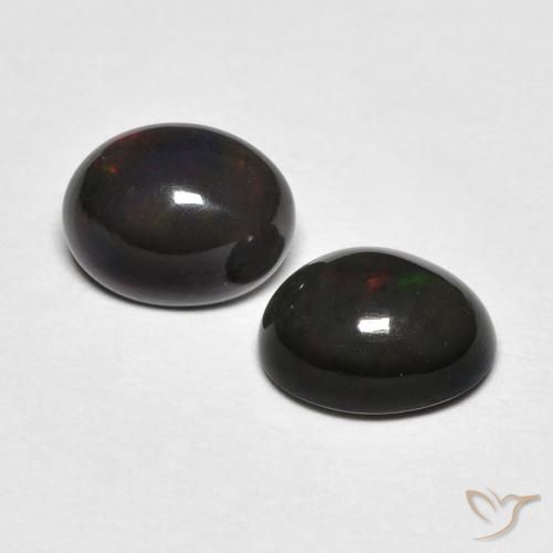 1.18 ctw Multicolor Opal Stones, Natural Opal in Oval Cabochon Shape for Sale
