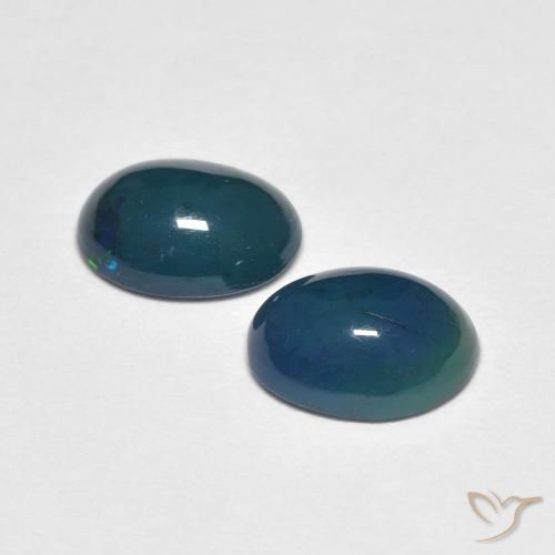 Opal Gemstones in 8 x 6 mm (calibrated) Size for Sale, Opal Stones in Multicolor Color