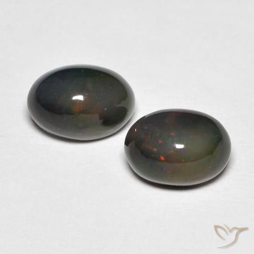 1.22ctw Natural Multicolor Opal, Oval, Opaque