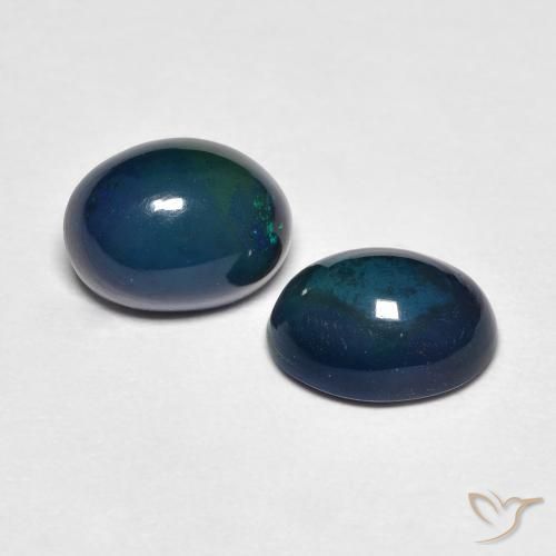 1.67 ctw Multicolor Opal Stones, Natural Opal in Oval Cabochon Shape for Sale