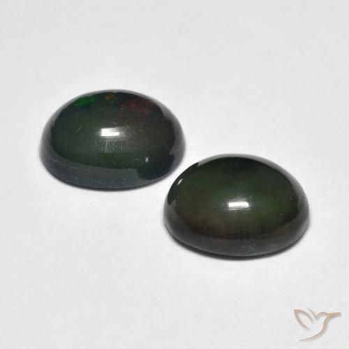 Opal Gemstones in 9 x 7 mm (calibrated) Size for Sale, Opal Stones in Multicolor Color