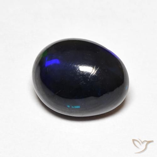 1.51 ct Multicolor Opal Stone, Natural Opal in Oval Cabochon Shape for Sale