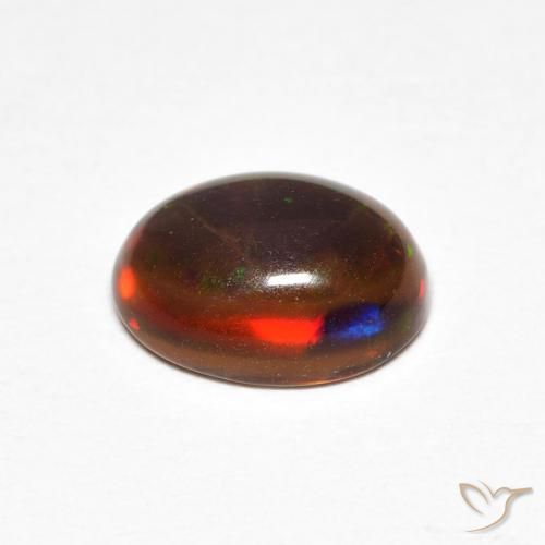 Opal Gemstone in 9 x 7 mm (calibrated) Size for Sale, Opal Stone in Multicolor Color