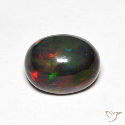 1.40ct Natural Multicolor Opal, Oval, Opaque