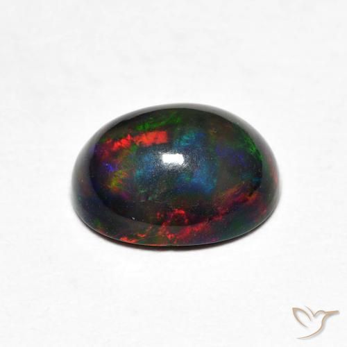 Opal Gemstone in 9 x 7 mm (calibrated) Size for Sale, Opal Stone in Multicolor Color