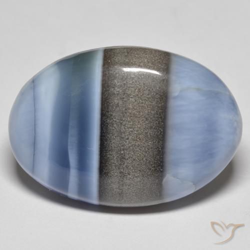 28.42ct Natural Multicolor Opal, Oval, Opaque