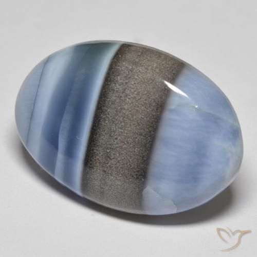 28.42 ct Multicolor Opal Stone, Natural Opal in Oval Cabochon Shape for Sale