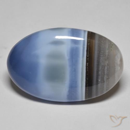 24.99 ct Multicolor Opal Stone, Natural Opal in Oval Cabochon Shape for Sale