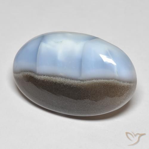 21.61 ct Multicolor Opal Stone, Natural Opal in Oval Cabochon Shape for Sale