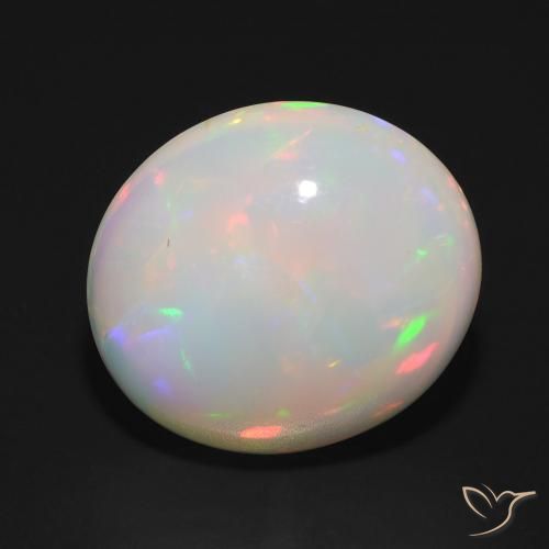 5.95ct Natural Multicolor Opal, Oval, Translucent