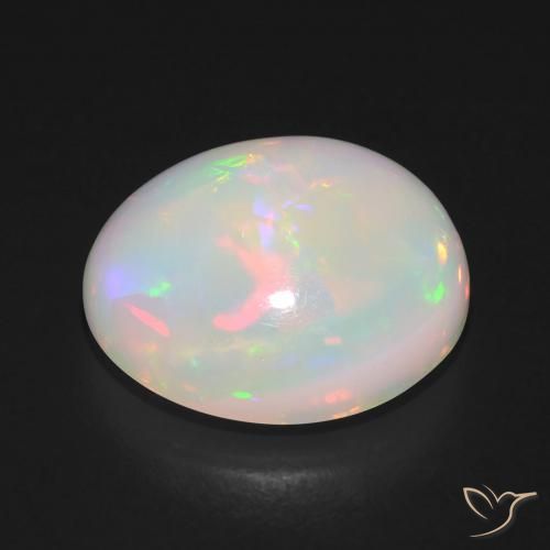 Opal Gemstone in 15.1 x 13.5 mm Size for Sale, Opal Stone in Multicolor Color