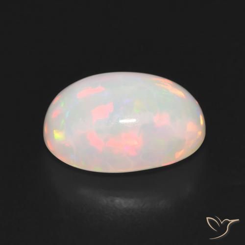 Opal Gemstone in 12.9 x 9.5 mm Size for Sale, Opal Stone in Multicolor Color