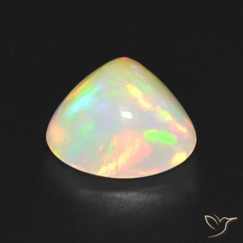 Opal Gemstone in 13 x 13 mm (calibrated) Size for Sale, Opal Stone in Multicolor Color