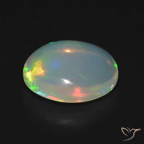 Opal Gemstone in 14.4 x 11.1 mm Size for Sale, Opal Stone in Multicolor Color