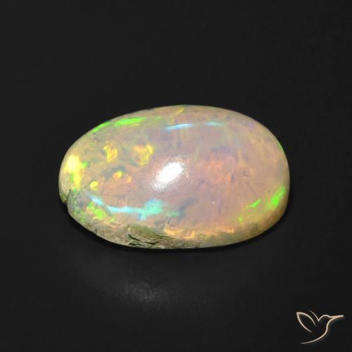 Opal Gemstone in 13 x 9 mm (calibrated) Size for Sale, Opal Stone in Multicolor Color