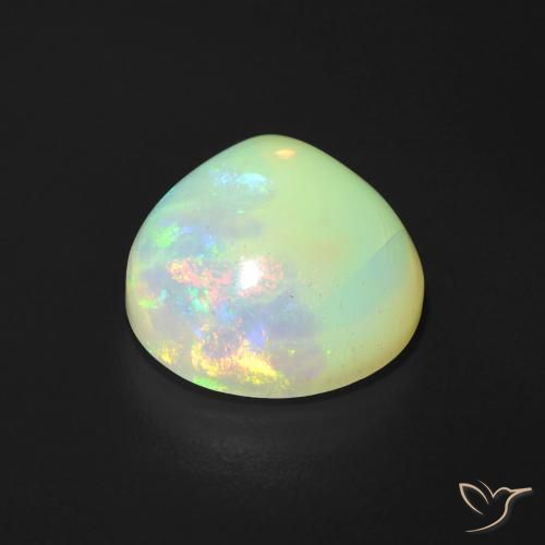 Opal Gemstone in 12 x 12 mm (calibrated) Size for Sale, Opal Stone in Multicolor Color