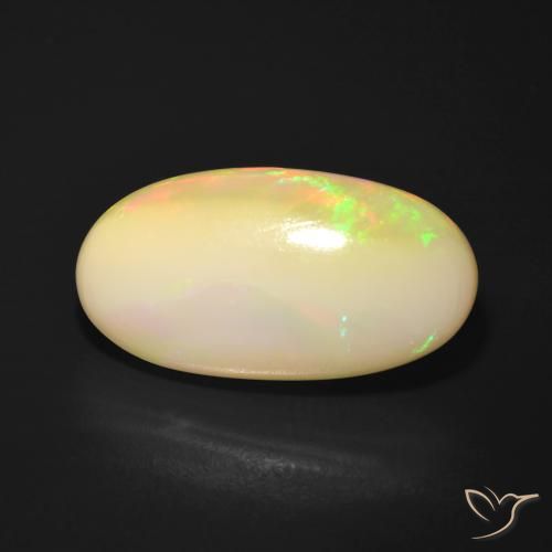 7.25ct Natural Multicolor Opal, Oval, Translucent