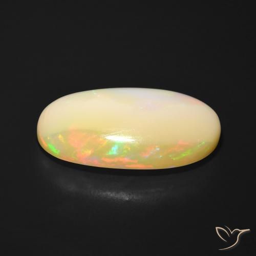 Opal Gemstone in 21 x 11.1 mm Size for Sale, Opal Stone in Multicolor Color