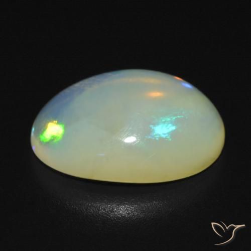 Opal Gemstone in 14.2 x 9.6 mm Size for Sale, Opal Stone in Multicolor Color