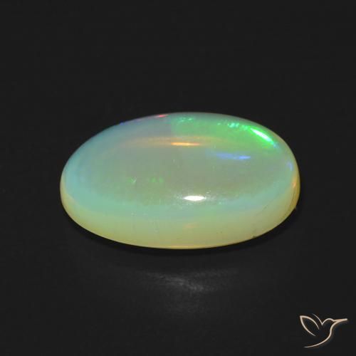 Opal Gemstone in 14 x 9 mm (calibrated) Size for Sale, Opal Stone in Multicolor Color