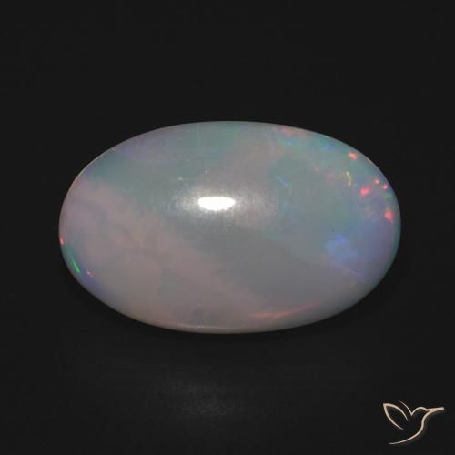 3.93 ct Oval Opal, 17.3 x 10.8 mm From Australia, Photo A
