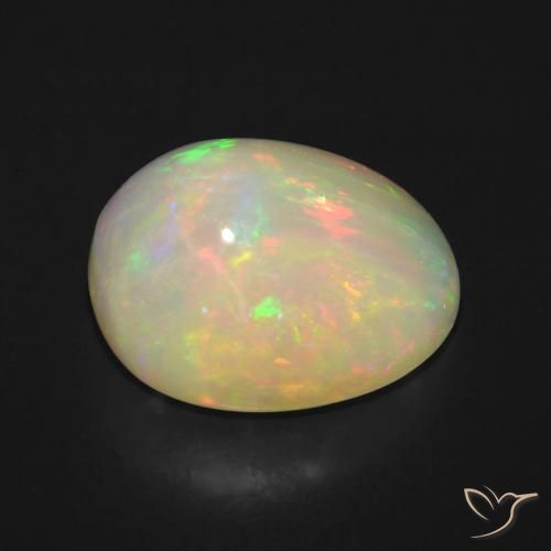 Opal Gemstone in 14 x 11.5 mm Size for Sale, Opal Stone in Multicolor Color