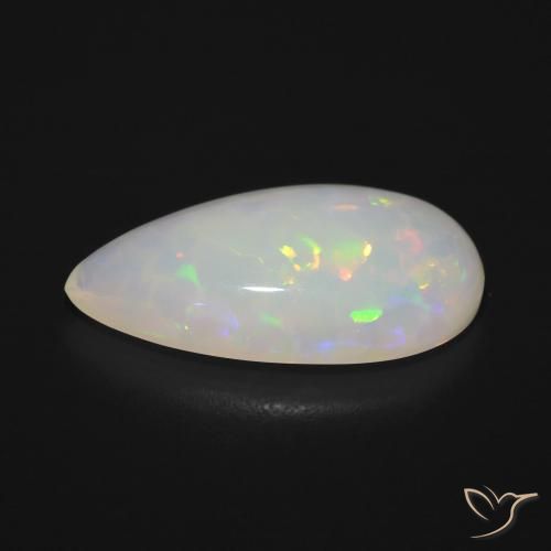 Opal Gemstone in 21.2 x 10.7 mm Size for Sale, Opal Stone in Multicolor Color