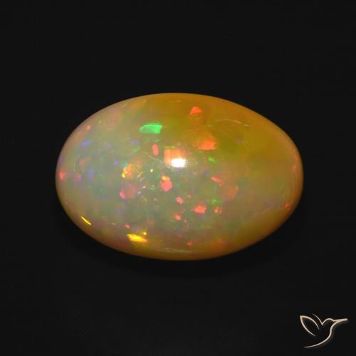 9.49 ct Oval Opal, 17.5 x 11.8 mm From Australia, Photo A