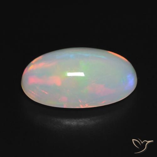 Opal Gemstone in 14 x 9 mm (calibrated) Size for Sale, Opal Stone in Multicolor Color