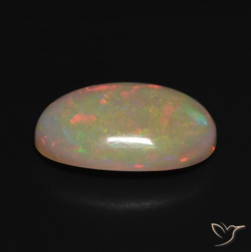 Opal Gemstone in 15.2 x 8.9 mm Size for Sale, Opal Stone in Multicolor Color