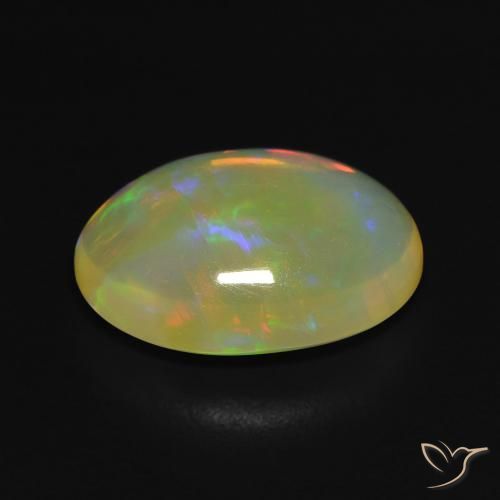 Opal Gemstone in 13.5 x 10.1 mm Size for Sale, Opal Stone in Multicolor Color