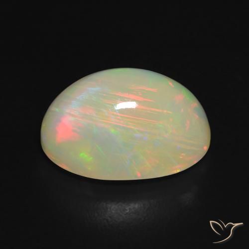 Opal Gemstone in 13 x 9 mm (calibrated) Size for Sale, Opal Stone in Multicolor Color