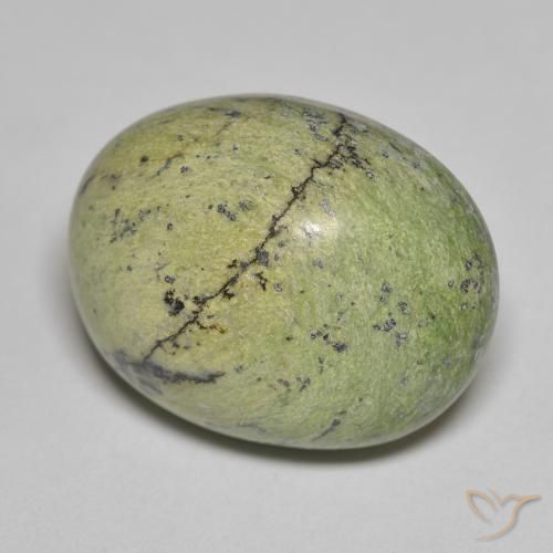 15.66ct Natural Earth Green Opal, Oval, Opaque