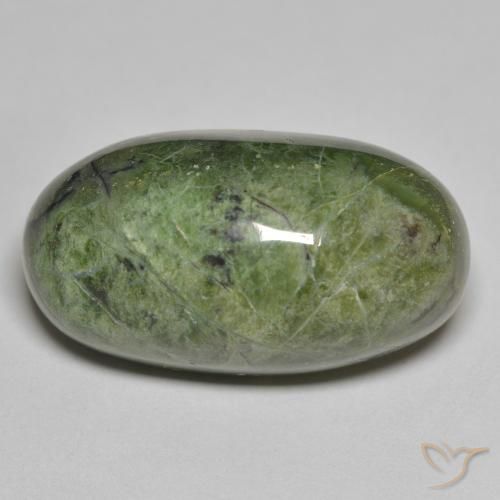 22.64ct Natural Earthy Green Opal, Oval, Opaque