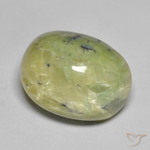 16.50 ct Green Opal Stone, Natural Opal in Oval Cabochon Shape for Sale